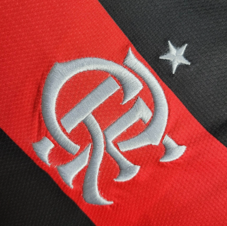 Camisa Flamengo Home 24-25 Manga Longa