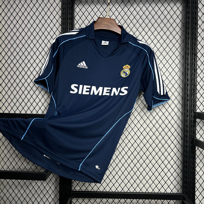 Camisa Retrô Real Madrid 2005-06 Azul