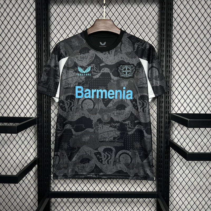 Camisa Bayer Leverkusen 24-25 Cinza