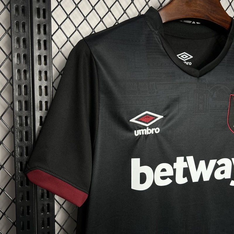 CAMISA DO WEST HAM 24-25 PRETO