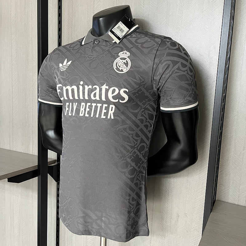 Camisa Real Madrid Cinza 24-25 Versão Jogador