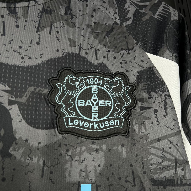 Camisa Bayer Leverkusen 24-25 Cinza