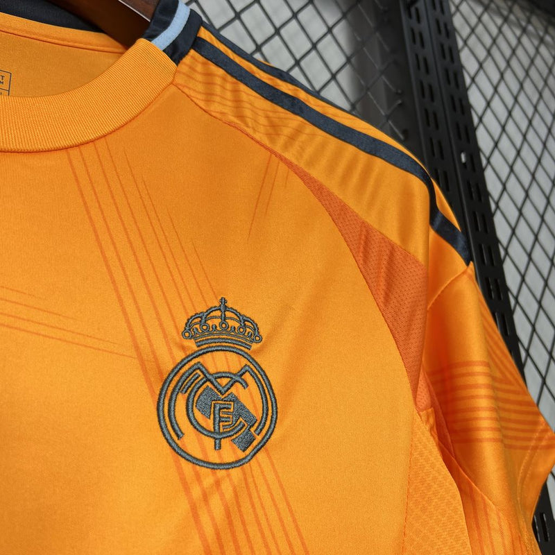 CAMISA LANÇAMENTO DO REAL MADRID 24-25 LARANJA