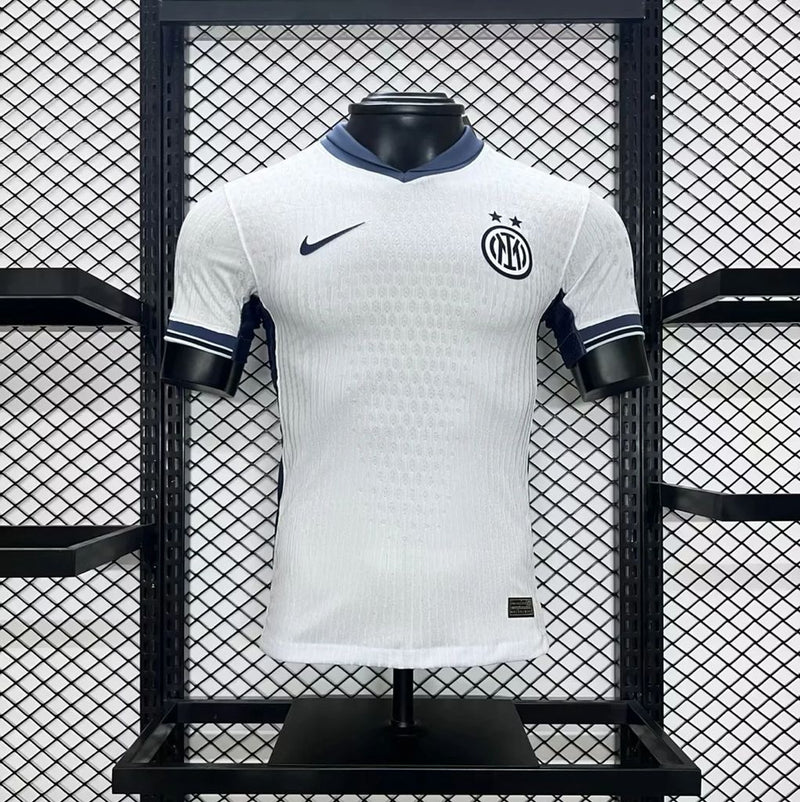 Camisa Inter De Milão White 24-25 Versão Jogador