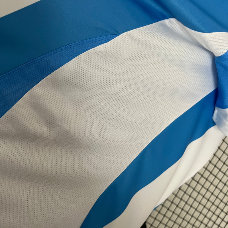 CAMISA LANÇAMENTO DA SELEÇÃO DA ARGENTINA 2024 AZUL E BRANCO