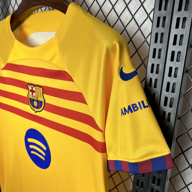 Camisa Barcelona 24-25 Amarelo