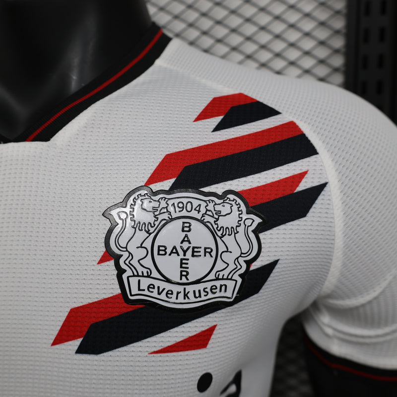 Camisa Bayer Leverkusen Away Jersey 24-25 Versão Jogador