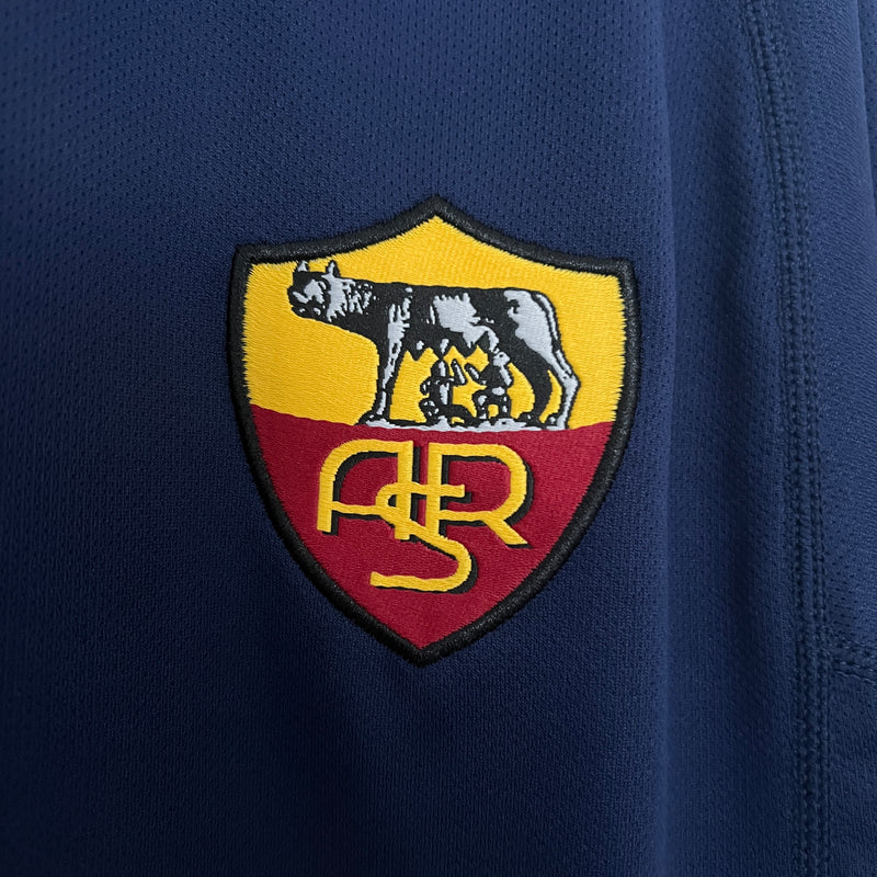 Camisa Retrô Roma 2000-01 Azul