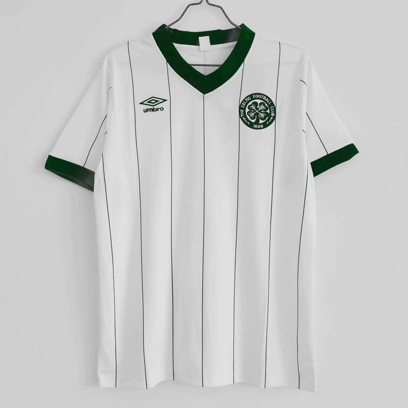 Camisa Retrô Celtic 1984-85 Branca