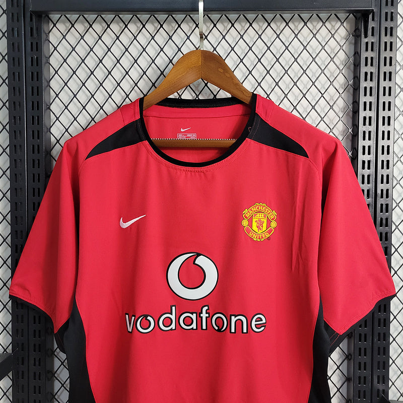 Camisa Retrô Manchester United 2002-04 Home