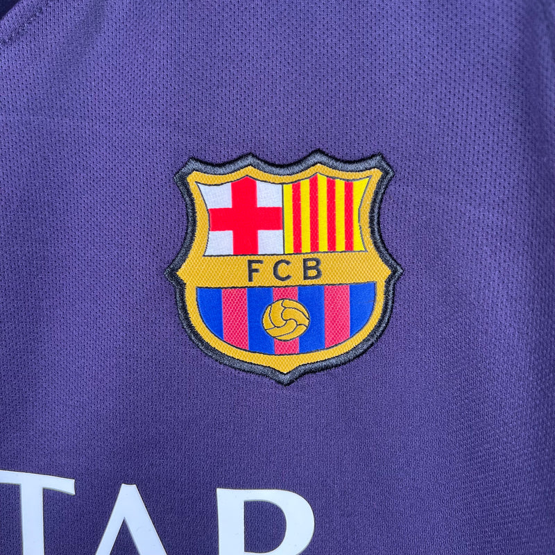 Camisa Retrô Barcelona 2016-17 Roxo