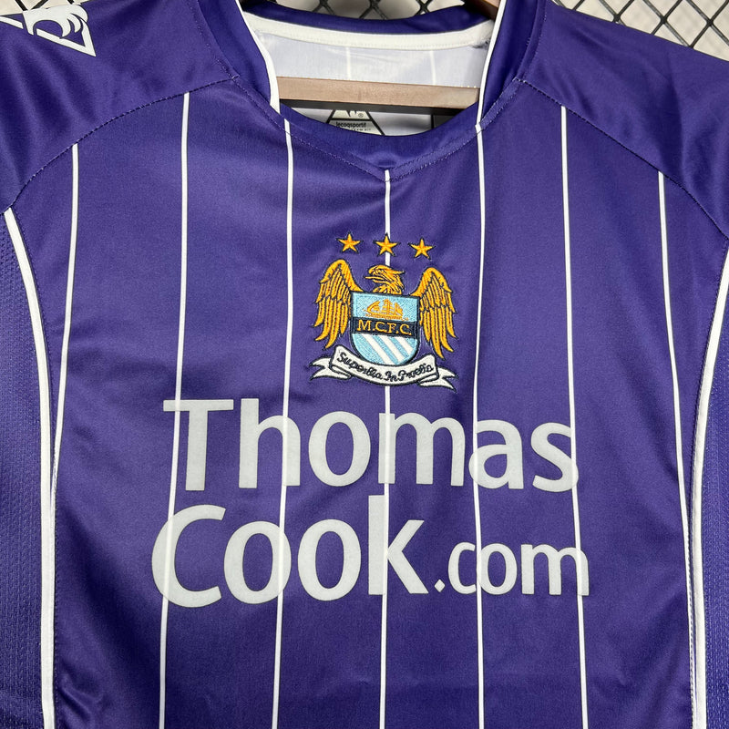 Camisa Retrô Manchester City 2007-08 Roxo