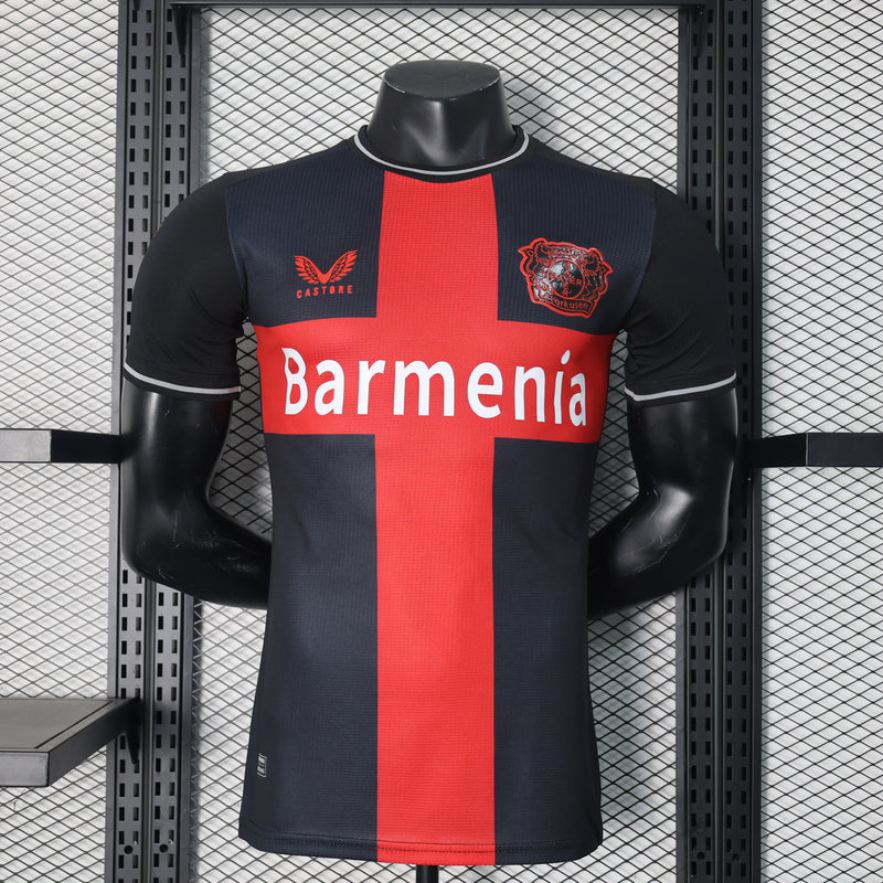 Camisa Bayer Leverkusen Black 24-25 Versão Jogador