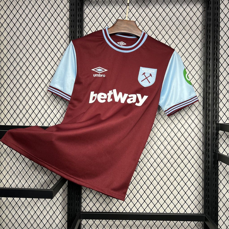 CAMISA DO WEST HAM 24-25 HOME