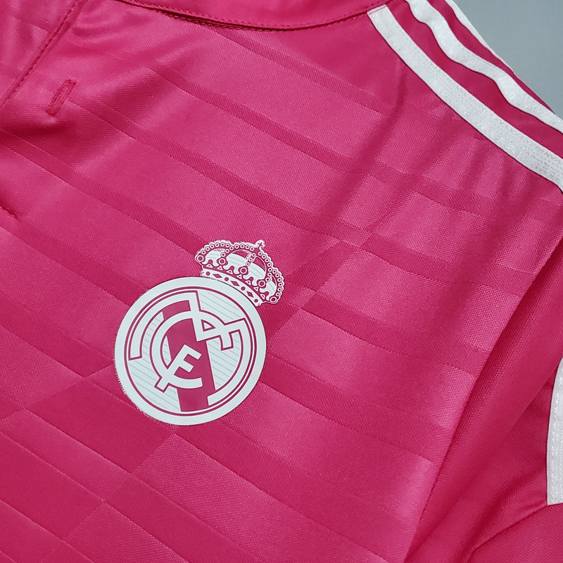 Camisa Retrô Real Madrid 2014-15 Rosa