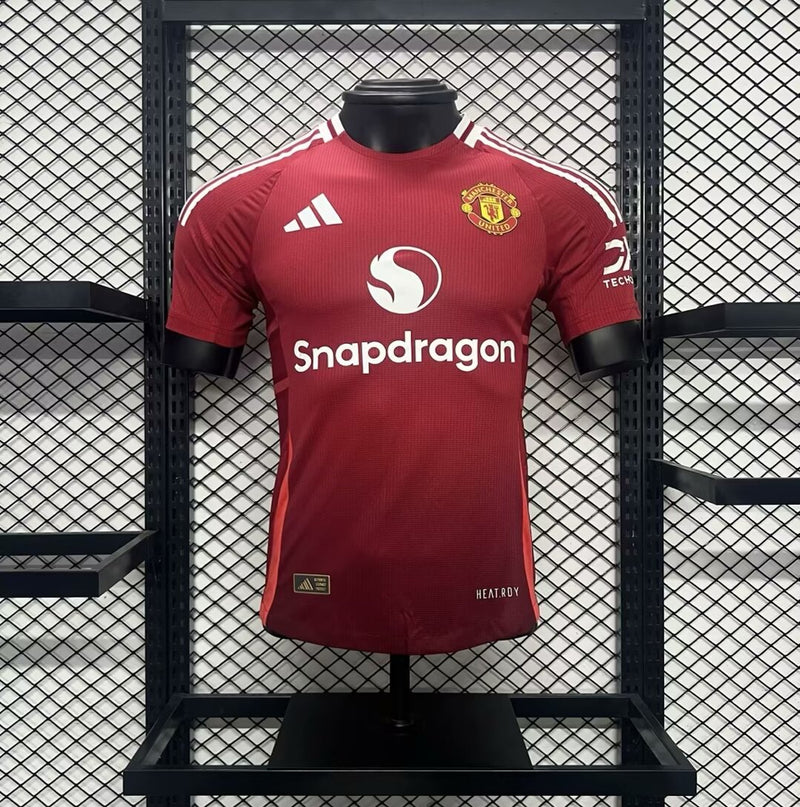 Camisa Manchester United Home 24-25 Versão Jogador