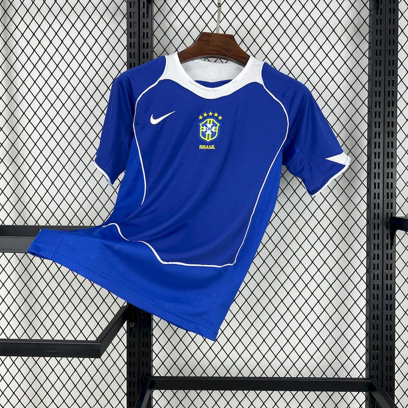 Camisa Retrô Brasil 2004-06 Blue