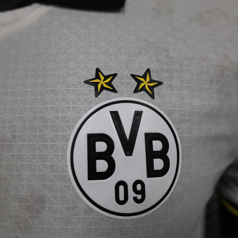 Camisa Borussia Dortmund Branca 24-25 Versão Jogador