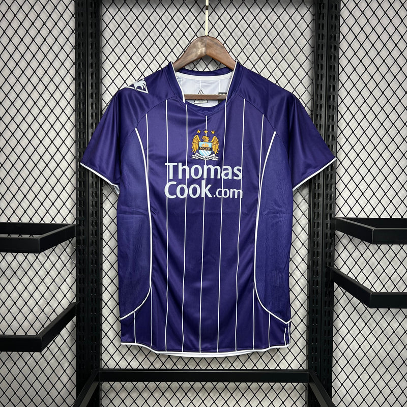 Camisa Retrô Manchester City 2007-08 Roxo