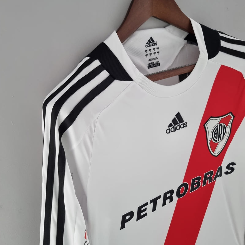 Camisa Retrô River Plate 2009-10 Manga Longa