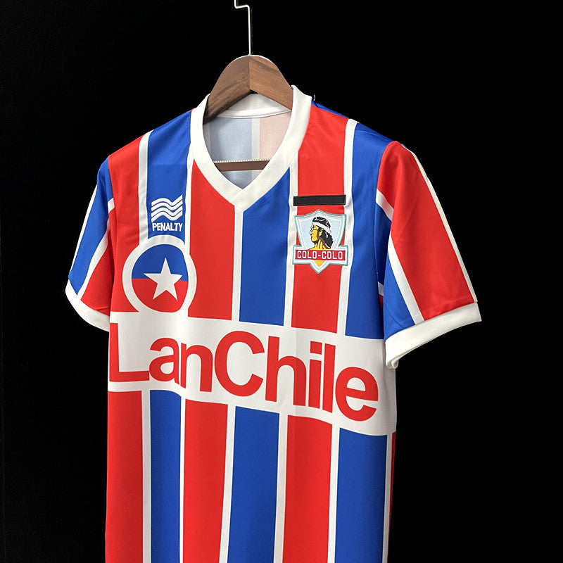 Camisa Retrô Colo Colo 1986 Listrada