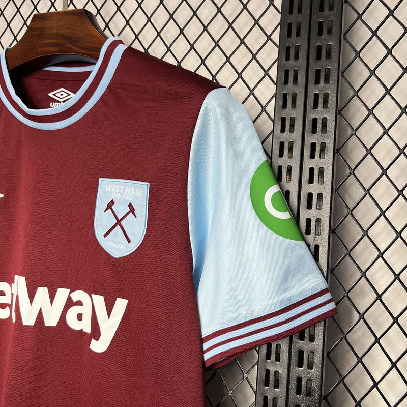 CAMISA DO WEST HAM 24-25 HOME