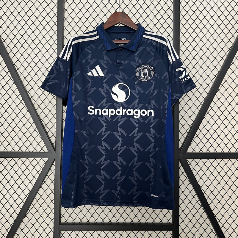 CAMISA LANÇAMENTO DO MANCHESTER UNITED 24-25 AZUL