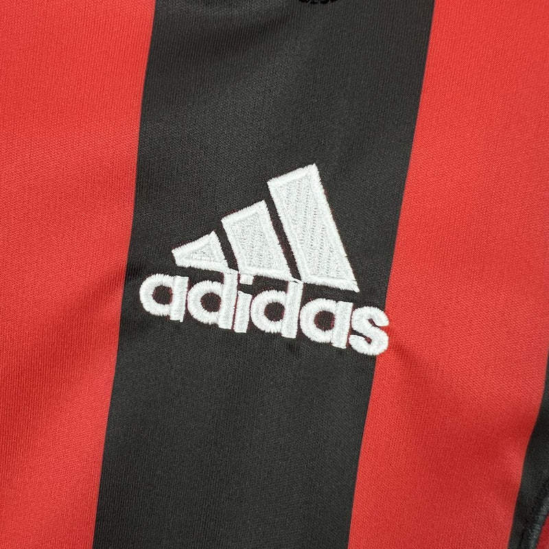 Camisa Retrô Milan Home 2006-07 Manga Longa