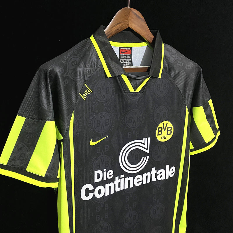 Camisa Retrô Borussia Dortmund 1996-97 Preto