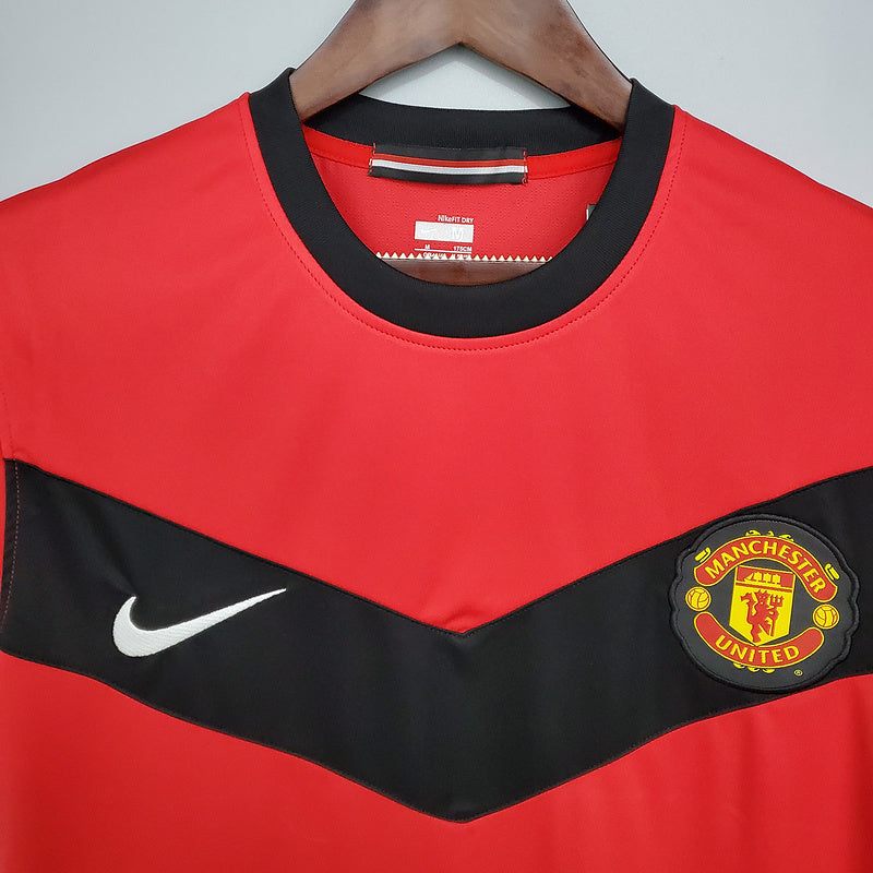 Camisa Retrô Manchester United 2009-10 Red