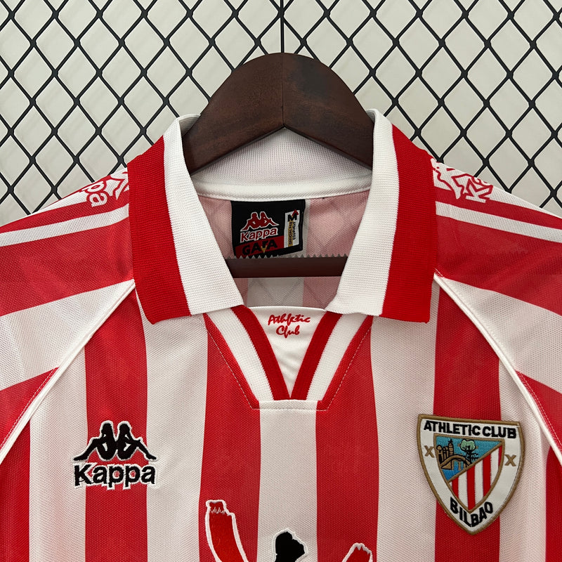 Camisa Retrô Athletic Bilbao 100th Anniversary