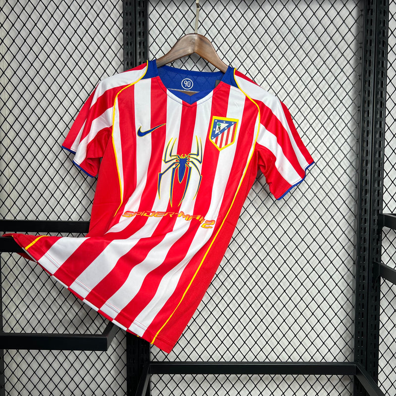 Camisa Retrô Atlético Madrid 2004-05 Home Spider-Man