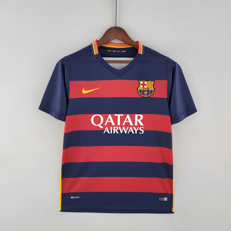 Camisa Retrô Barcelona 2015-16 Listrada