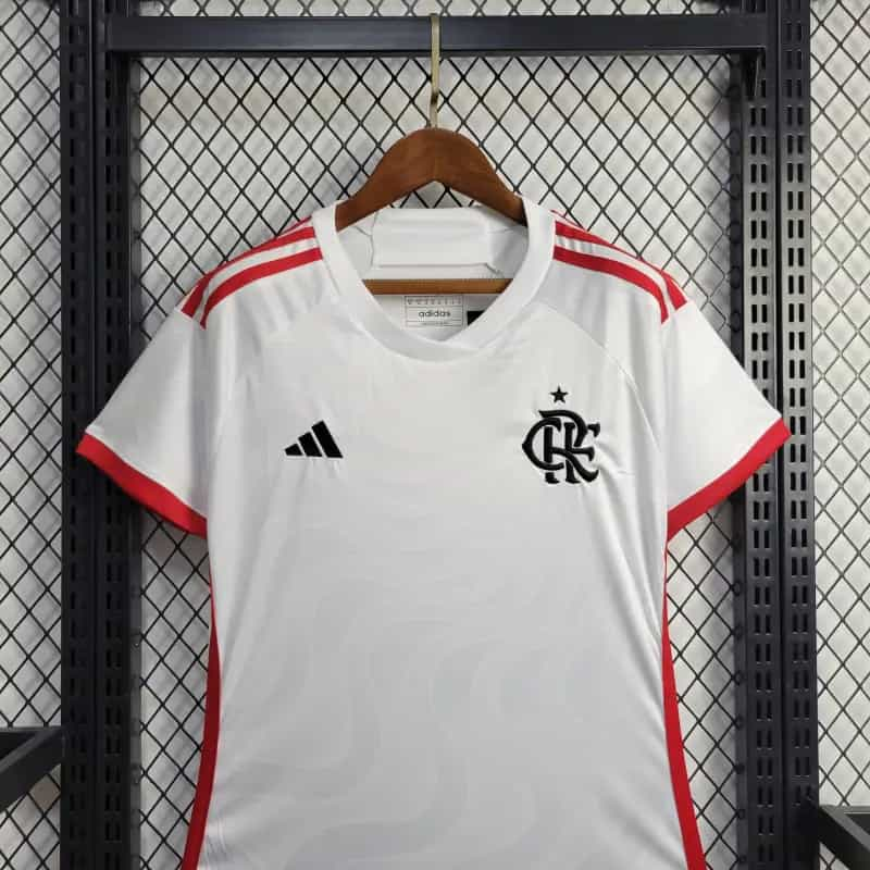 Camisa Feminina Flamengo 24-25 Branca