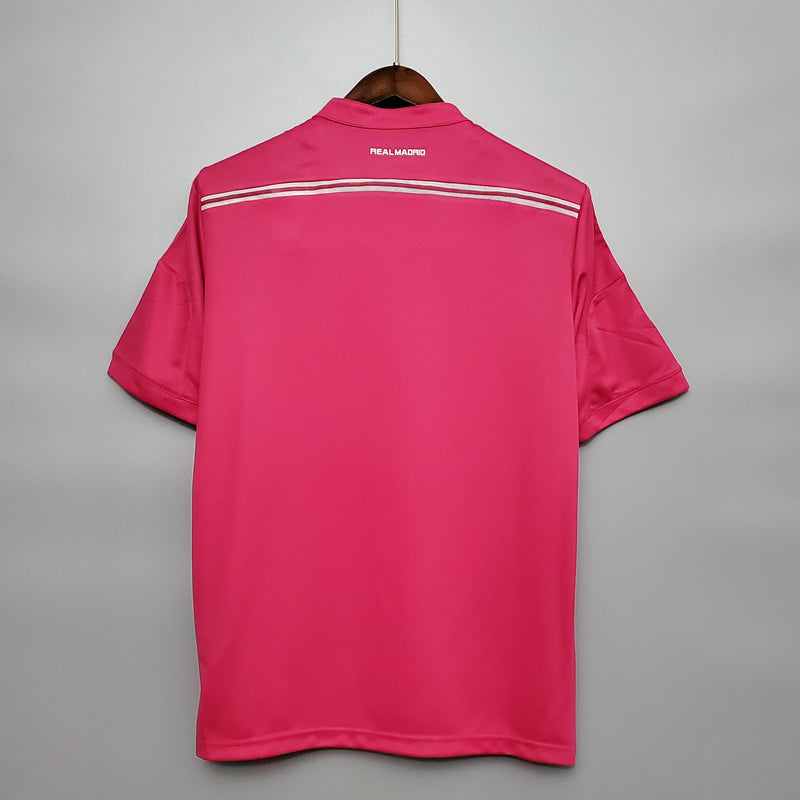 Camisa Retrô Real Madrid 2014-15 Rosa