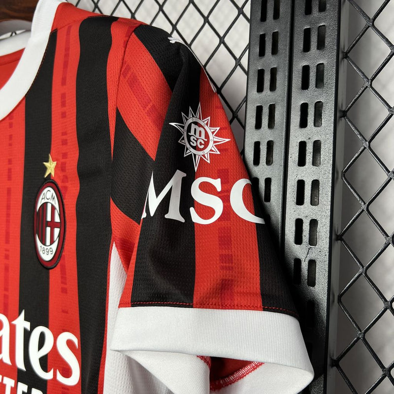 CAMISA LANÇAMENTO DO MILAN 24-25 TRADICIONAL