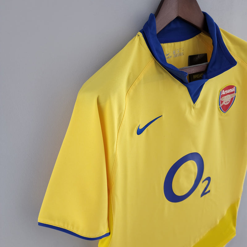 Camisa Retrô Arsenal 2003-04 Amarela