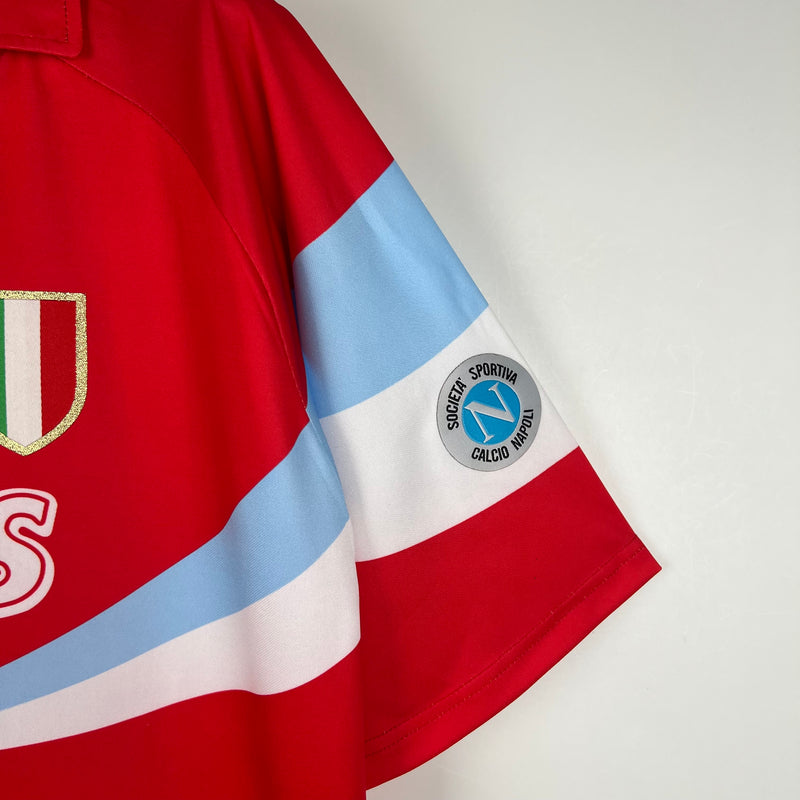 Camisa Retrô Napoli 1990-91 Red