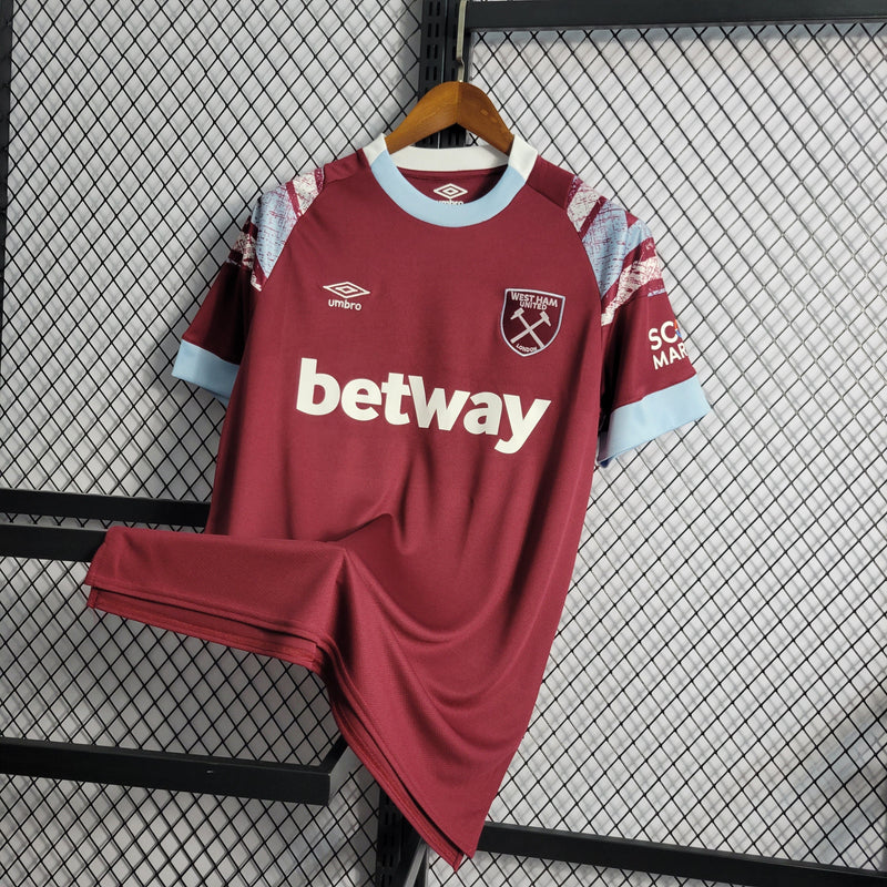 Camisa West Ham 22/23 Versão Masculina