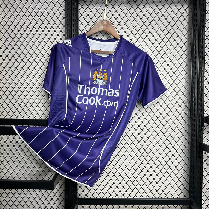 Camisa Retrô Manchester City 2007-08 Roxo