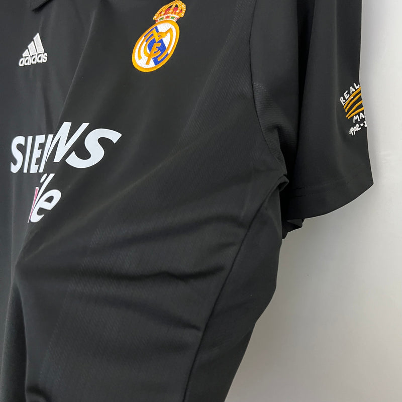 Camisa Retrô Real Madrid 2002-03 Preto