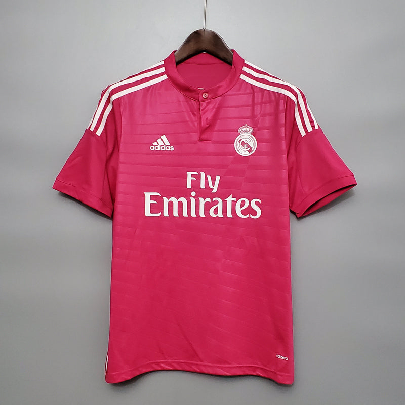 Camisa Retrô Real Madrid 2014-15 Rosa