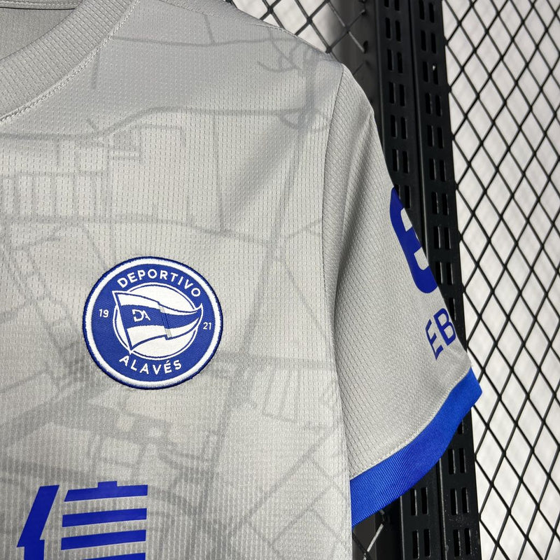 Camisa Deportivo Alavés 24-25 Cinza