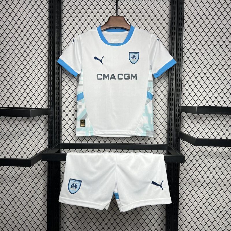 Kit Infantil Olympique de Marseille 24-25 White