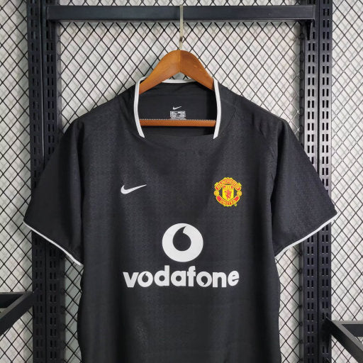 Camisa Retrô Manchester United 2003-04 Preto