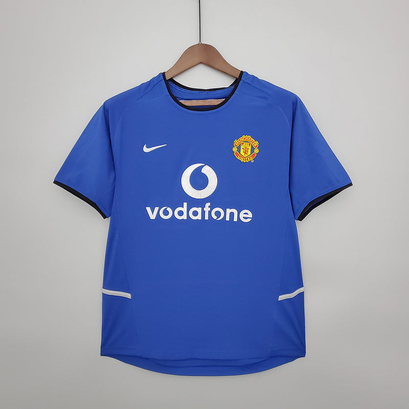 Camisa Retrô Manchester United 2002-04 Blue