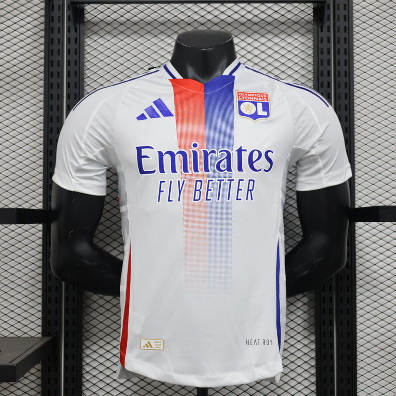 Camisa Olympique de Lyon Home 24-25 Versão Jogador