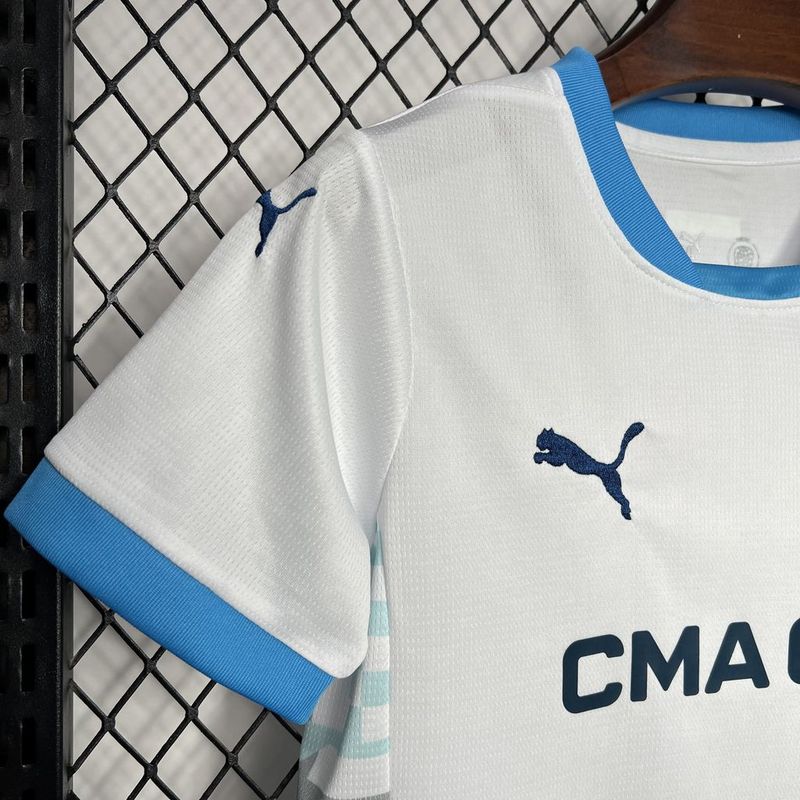 Kit Infantil Olympique de Marseille 24-25 White