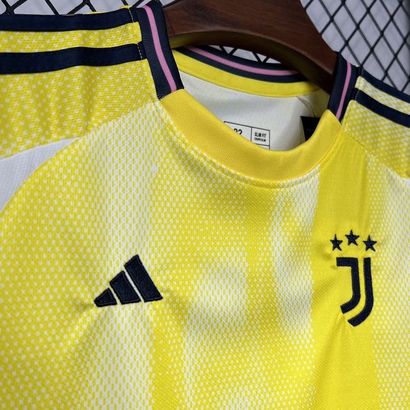 Kit Infantil Juventus 24-25 Amarelo