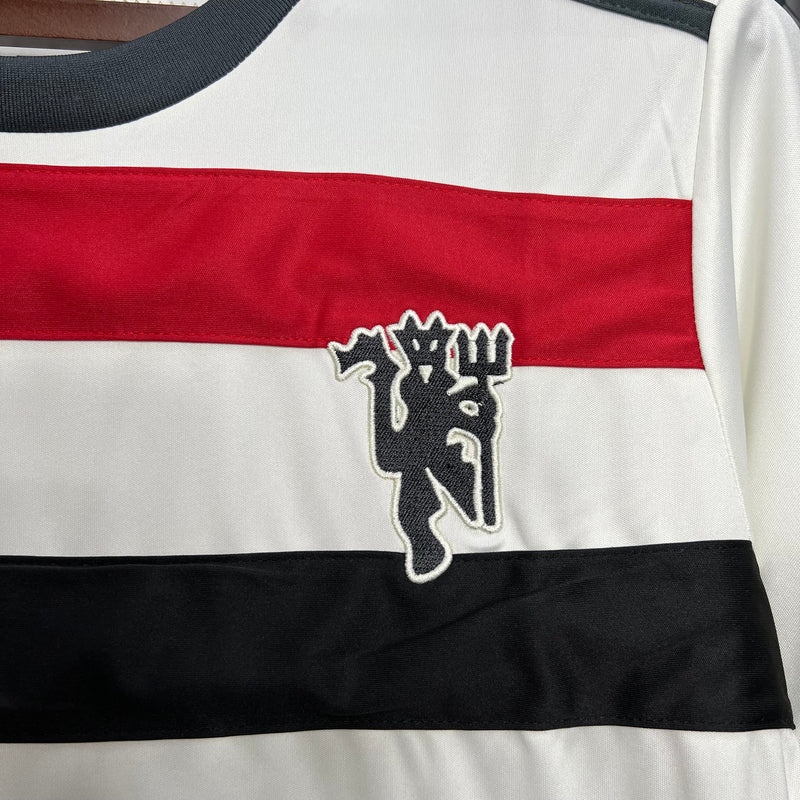 CAMISA DO MANCHESTER UNITED 24-25 BRANCO